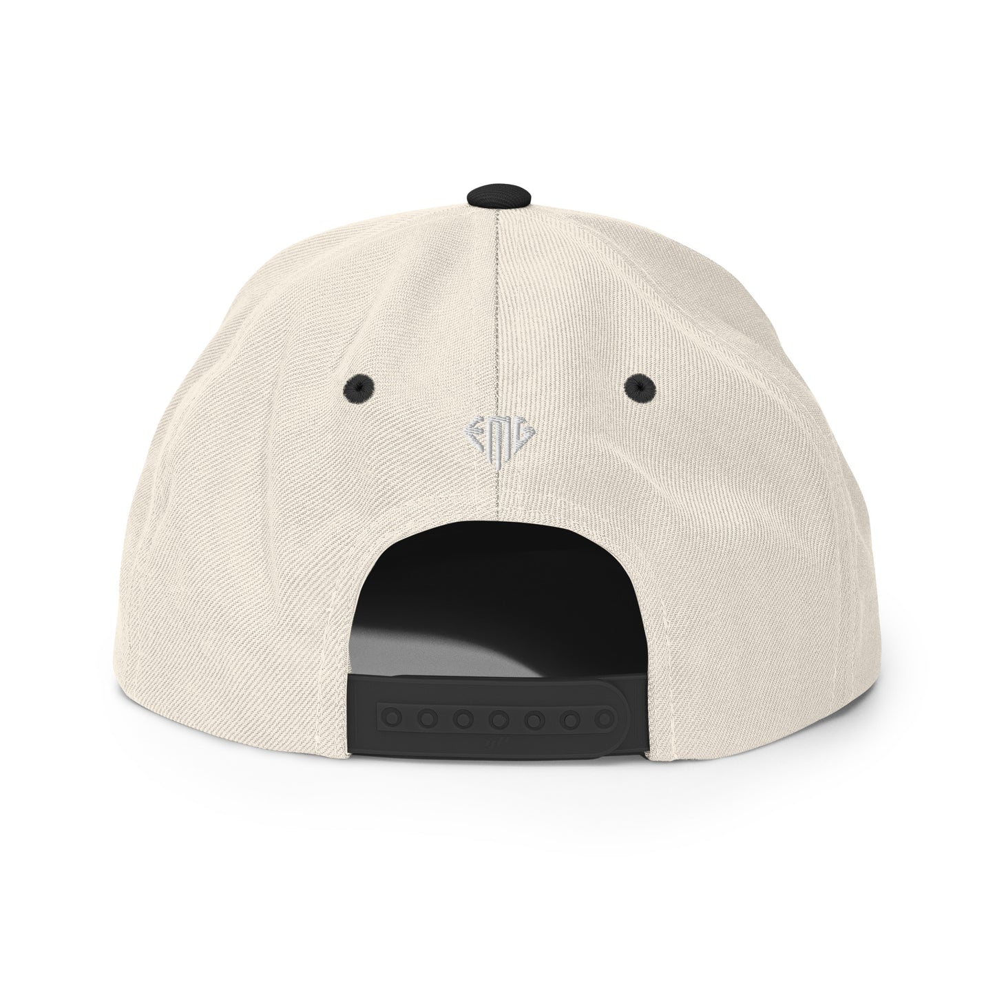 White Embroidered Exclusive Snapback Hat
