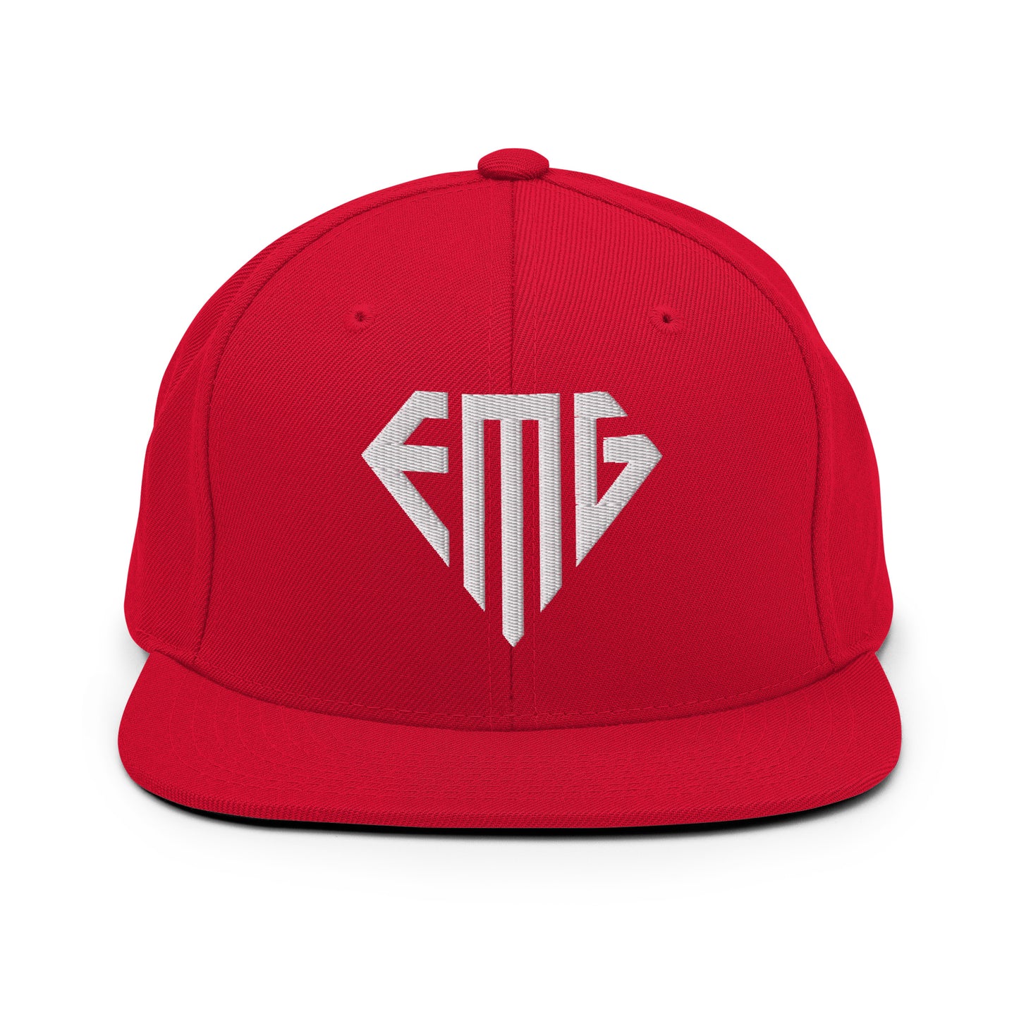 Embroidered <EMG> Logo Snapback Hat
