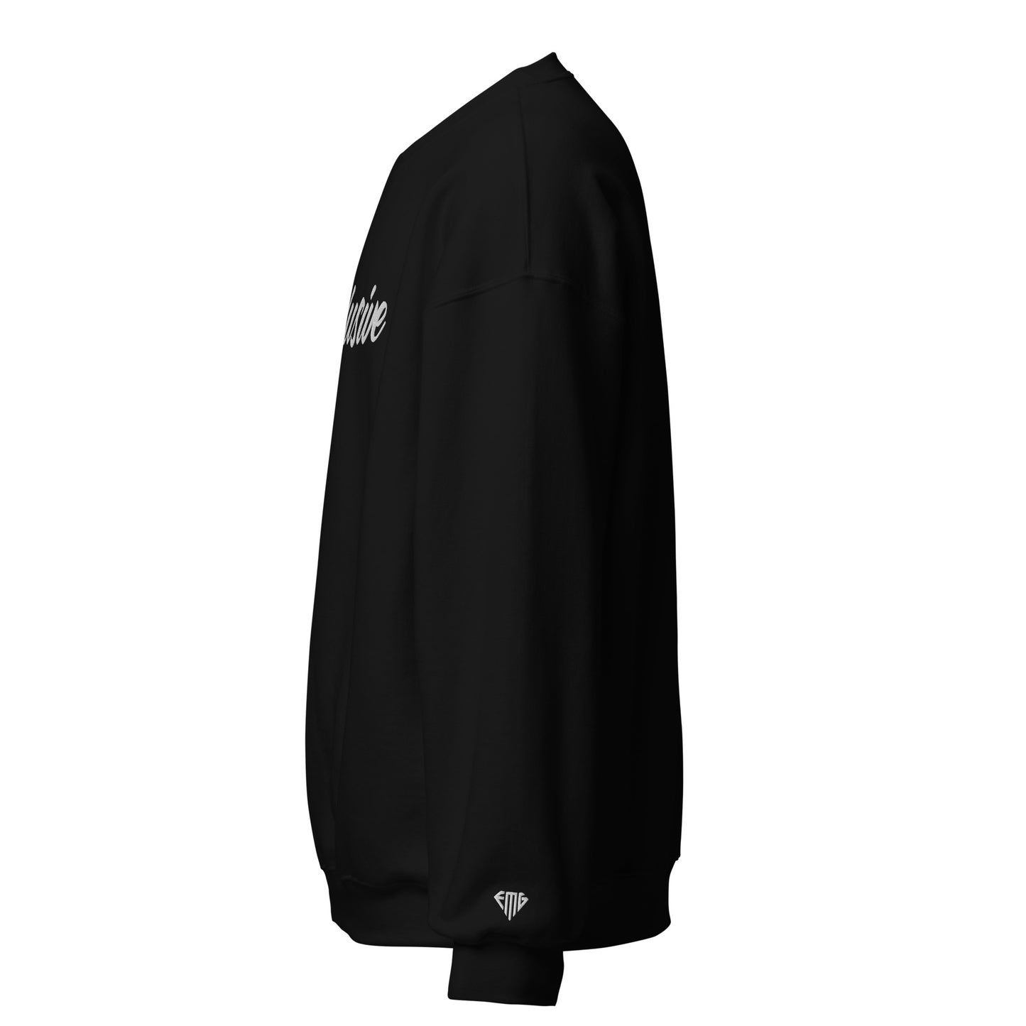 <EMG> Black & White Exclusive Embroidered Sweatshirt